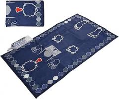 Muslim Prayer Rug Intelligent Electronic Prayer Carpet Mat with Worship Step Guide for Kids Toddlers 23.6x39.4in