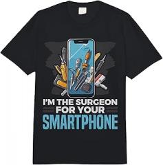 Mobile Technician SteMi Apparel Mobile Technician Mobile Repair Electronic Gadget Profession Comfort Colors Adult Heavyweight T-Shirt