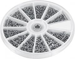 Comprehensive Small Screws & Nuts Assortment Kit - 600-Piece Repair Tool Accessory for Watches, Glasses, Electronics & More