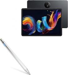 BoxWave Stylus Pen Compatible with TCL NXTPAPER 11 Plus (11.5 in) - AccuPoint Active Stylus, Electronic Stylus with Ultra Fine Tip - Metallic Silver