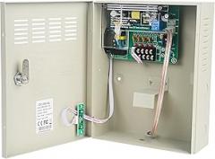 ENS 4 Channel CCTV Distributed Power Supply Box for Security Camera - 4 Ports 5A 12V DC Output - PTC Fuse- Regulated and Filtered - Surge Protected - Key Lock - Designed for Surveillance DVR System