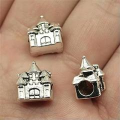 118 Pcs Antique Castle Spacer Beads - 12x11x7MM - Alloy Jewelry Every Occasion