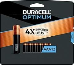 Duracell 03266 - AAA Optimum Extra Life Battery (12 pack) (DUROPT2400B12)