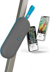 PPG Golf Speaker with GPS Powered by Golf Logix – 40K+ Courses,Stereo Sound, Magnet Mount, IPX7 Waterproof, USB-C Rechargeable, Long Lasting Battery, Light Blue