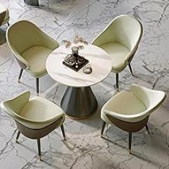 Negotiation Reception Tables and Chairs, Office Reception Room Club Table and Chair Set, Coffee Table Conference Room Table, for Home, Living Room, Kitchen