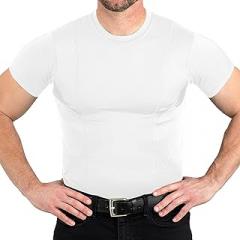 CCW Tactical Concealed Carry Holster Shirt | Quick Access Open Pocket with Large Storage | Mens Crew