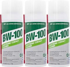 Non-Flammable Electronic Contact Cleaner Aerosol Spray - Safely Cleans Joysticks, Computers, PCB and More - Removes dust, Dirt and contaminants on Contact-Quick Dry | 4oz/114g | Pack of 3