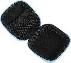 DECHOUS Portable Eva Earbuds Case Travel Organizer Bag for Electronic Accessories and Earphone Storage, Compact Protective Pouch for Headphones and Charger Cables