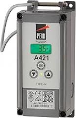 Johnson Controls A421GEF-02C Penn Series A421 Low-Voltage Type 4X Electronic Temperature Control, IP67 Weathertight Enclosure, 24 VAC, Includes an A99BB-200C Temperature Sensor with 6' 7-1/5