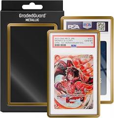 Graded Card Guard Case for Standard PSA Slab Case | Metallic Colors | Matte Finish | Stackable | Made to Fit PSA | Solid TPU and PC Design. (Gold)