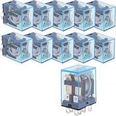 1Pcs LY2NJ HH62P HHC68A-2Z Electronic Micro Mini Electromagnetic Relay 10A 8PIN Coil DPDT AC/DC12v 24v 36v 48v 110v 220v 380v(DC,110V)