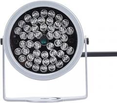 Night Vision Infrared Light with High Efficiency 48 LEDs IR Infrared Light for Surveillance Camera Parking Lot U Shaped Bracket Suitable for Road Monitoring in Cities ABS + Aluminum Alloy
