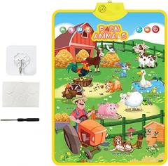 Genérico Educational Posters for | Electronic Musical Alphabet & Numbers Board Wall Art | Children's Educational Poster for Kids Age 3 4 5 Years Old and Up