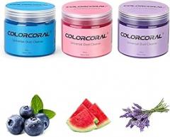 COLORCORAL 3-Pack Multi-Purpose Cleaning Gel for Dust and Dirt Removal