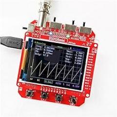 Digital Oscilloscope, DSO138mini Digital Oscilloscope Kit Pocket-Size 2.4' Without Enclosure Electronic DIY Learning Kit Finished Product for The Maintenance and R&D Education Industry