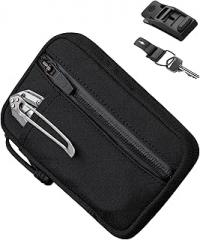 HUB Pouch Pro and HUB Keychain -EDC Organizer - Small Tool Pouch for Electronics, Cables;Magnetic Keychain | Quick Release Magnetic System