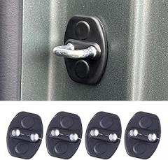 Car Door Latch Cover for Hummer EV Accessories ABS Protects Door Latches&Noise Reduction Impact Blocker Self-Adhesive Door Lock Latch Protector for Hummer EV SUV 2024-2025 2026 (SUV/Black)