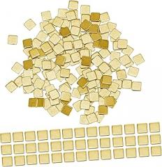 150Pcs Plated DIY Solder Chips for Jewelry Repair Tiny Copper Solder Tabs High Conductivity for Crafts and Electronics Projects