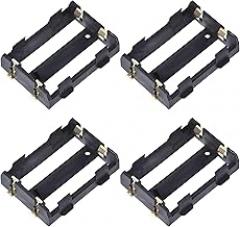 uxcell Battery Case Storage Box 2 Slots x 3.7V Battery Holder for 2 x 26650 Battery 4Pcs