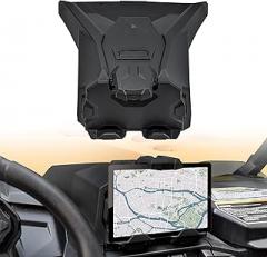 Electronic Device Tablet Holder for Can Am Maverick Sport/Trail/Commander MAX, Adjustable Tablet Phone GPS Mount with Storage Box Replace #715005212