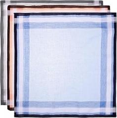 Milisten 3pcs Cotton Handkerchiefs High-density Pocket Squares for Men Vintage Style 40cm Soft Bandanas Suitable for Tea Party and Wedding Use Random Color Random Color