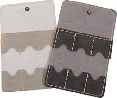 2pcs Portable Multi-Slot Memory Card Holder and Organizer for Micro and Standard Cards, Compact Black and Gray Storage Box for Electronics Accessories