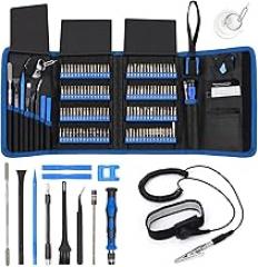 STREBITO Precision Screwdriver Set 142-Piece + Anti Static Wrist Strap Bundle, Electronics Repair Toolkit for iPhone, MacBook, Computer, Laptop, PC, Tablet, PS4, Xbox, Nintendo, Game Console