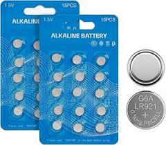 Soyasi 30-Pack AG6 Button Cell Batteries, 1.5V Alkaline Type - Compatible with 371, 370, SR920SW, LR920, LR921, SR927, 171, L921, LR69 Models, Ideal for Watches and Daily Electronic Devices