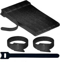 130 PCS 6 Inch Reusable Cable Ties Adjustable Cord Straps, Hook & Loop Wire Organizer for Home, Office & Electronics Cable Management