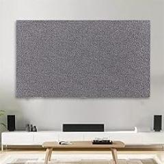 Indoor TV Cover Dustproof Scratch-Resistant TV Display Protector for LCD LED Solid Color Screen Cover for Desktop, Hanging and Curved Televation, Style 15, 13.8