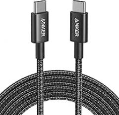 Anker USB C to USB C Cable, Type-C Charging Cord Fast Charge(10FT,100W), for iPhone 17/17 pro, MacBook and More(Black)