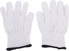 Matybobe Conductive Gloves Silver Fiber 280D Breathable Unisex Computer Gloves Electronic Assembly Circuit Board Handling