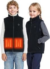 MANGOHOOYA Kids Heated Vest for Boys and Girls, Electric Heating Warming Vest with 5V Battery