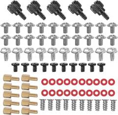 Alipis 85pcs Computer Repair Screw Kit Countersunk Head Screws and Copper Pillars for PC Chassis Fixing and Electronic Device Maintenance
