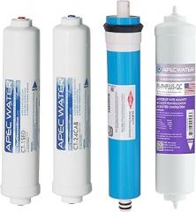 APEC Water Systems FILTER-MAXCTOP-PH US MADE 90 GPD Complete Replacement Filter Set for ULTIMATE Series Countertop Alkaline Reverse Osmosis Water Filter System