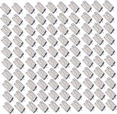 Tactile Switches, Momentary Tactile Button Switch, Momentary Push Button Switch 100PCs High Sensitivity 3 X 6 X 2.5mm with SMD Packaging for Electronic Applications