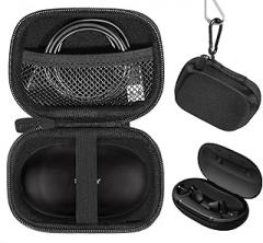 GETGEAR Protective Case for Hearing Aid compatible with Sony CRE-C20, C10, E10 Self-Fitting OTC Hearing Aids for Mild to Moderate Hearing Loss (Black)