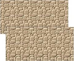 Chuangdi 2 Sheet 4.5 x 9 ft Brick Stone Wall Photography Backdrop Wall Scene Setter Wallpaper Curtains Door Removable Tablecloth Photo Wedding Halloween Party Photo Booth Studio Props Banner