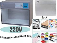 Color Matching Cabinet 5 Light Sources D65 TL84 UV A CWF Color Controller Light Box Color Assessment Cabinet Box with 220V