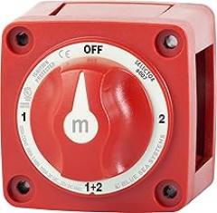 Blue Sea 6007 m-Series (Mini) Battery Switch Selector Four Position Red Consumer Electronics