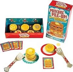 Educational Insights Pancake Pile-Up, Sequence Relay Board Game for Preschoolers, For 2-4 Players, Easter Basket Stuffers for Kids, Gift for Kids Ages 4+