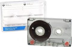 ONN 90 Minute Audio Cassette Tape - Blank Cassette Recording Tapes