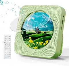 Portable CD Player with Bluetooth Desktop CD Player for Home CD Music Players with Remote Control,Timer,Built-in Dual Speakers with LED Display Home Audio Boombox FM Radio