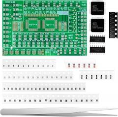 Solder Practice Board Kit - Professional SMD Circuit Welding Training - High Quality PCB Boards For Student Learning & Electronic Skill Development