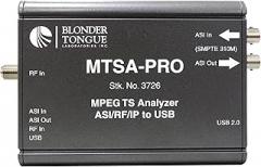 MTSA-PRO, Blonder Tongue MPEG Transport Stream Analyzer