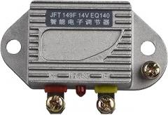 Generator Voltage Electronic Regulator Aluminum Alloy Intelligent AVR Controller 12-14V 24-28V Compatible with EQ140 Diesel Generator Charger for Stable High Accuracy(12-14V)