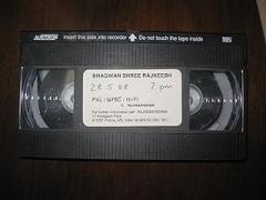 Bhagwan Shree Rajneesh Osho, genuine 90 min videotape VHS from May 28, 1988