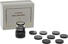 Fowler 52-664-009-0, 10x Pocket Optical Comparator Set with 9 Recticles