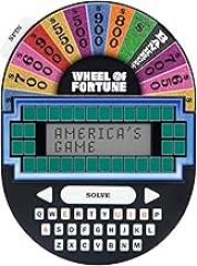 Educational Insights Wheel of Fortune Game - Handheld Electronic Game, Great for Travel, Classic Retro Party Games for Kids, Teens & Adults, Word Puzzle Challenge & Entertaining Gift, Ages 8+