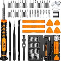 JOREST 59Pcs Small Precision Screwdriver Set with Torx T5, T6, T8, Mini Repair Tool Kit for Macbook, Computer, Laptop, iPhone, PS4 PS5, Xbox, Switch, Eyeglasses, Watch, PC, Ring Doorbell, Electronic